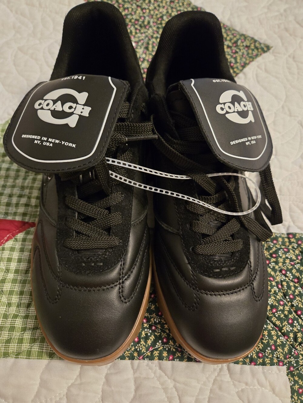 COACH Mens Match Lace Up Sneakers Size 8D - Picture 8 of 9